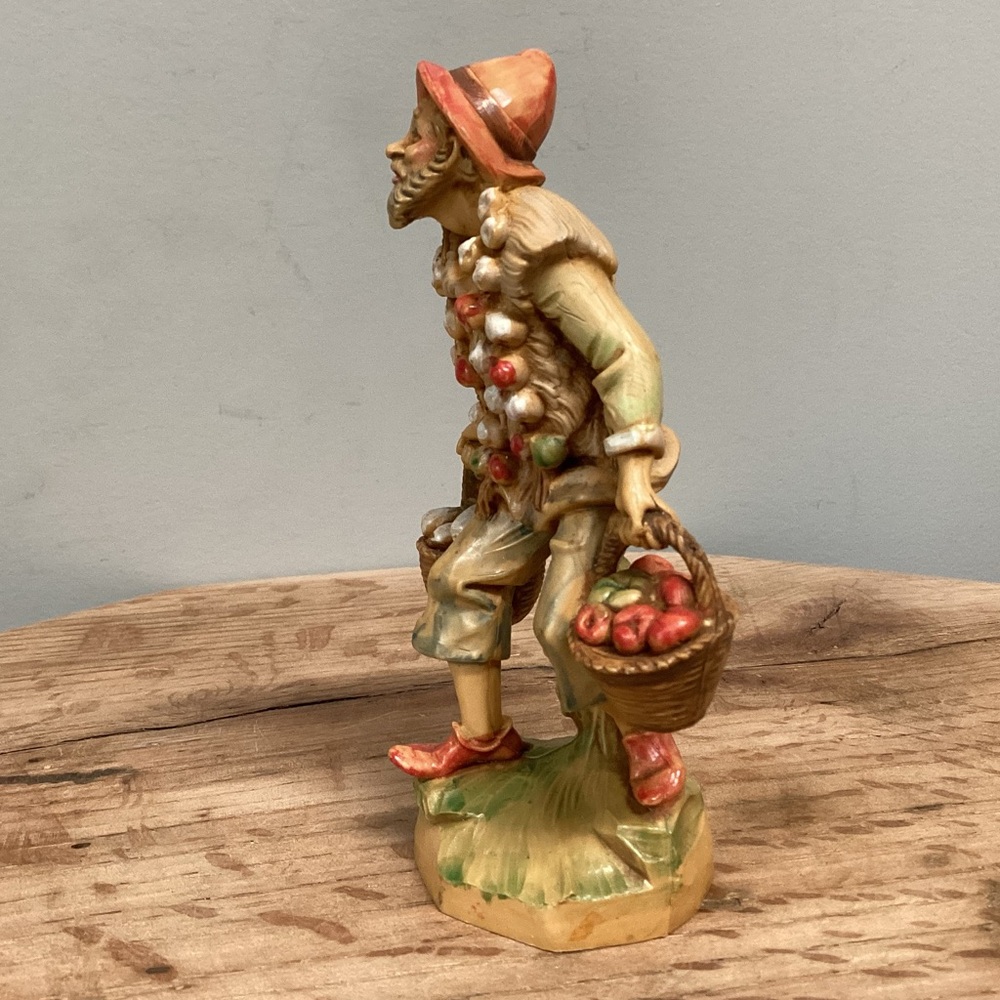 🟠 Vintage & Retired - Fontanini 5” Collection - Nathan the Produce Peddler # 146 - Picture 3 of 12